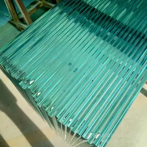 钢化玻璃厂家定制10mm透明钢化玻璃精磨边加工倒圆角玻璃桌面异形来图定做