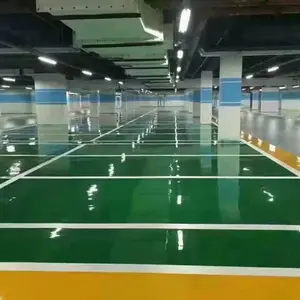 大兴区环氧自流平施工 环氧树脂地坪 车位地坪漆 划线
