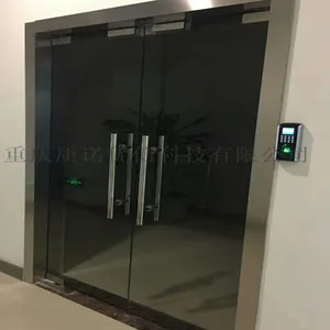 人脸识别门禁系统一体机重庆办公室玻璃双门刷脸考勤指纹电磁力锁上门安装维修调试扫脸刷码开门管理系统