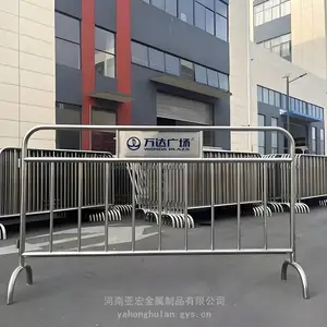 201/304不锈钢铁马护栏 商业演出活动秩序栏 马拉松分流隔离栏 亚宏