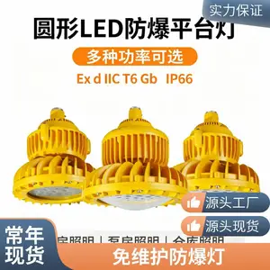 粉尘环境 LED 防爆泛光灯 饲料加工车间吊顶安装大功率防爆照明灯具
