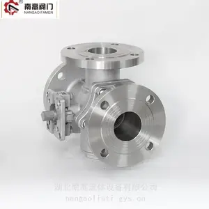 不锈钢T型三通球阀Q45F -40P分流合流用 防腐耐高温 体积小