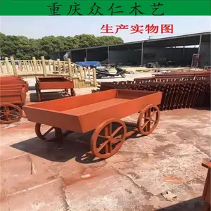 潼南景区防腐木花箱 广场组合式花箱 木制树池批发 众仁木艺