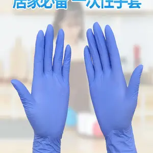 芮戈斯一次性无粉丁腈手套经济型1000只装