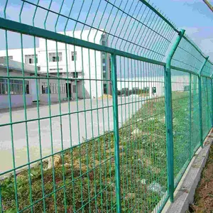 捷威 框架铁丝网 绿色浸塑 厂区 医院圈山圈地 果园