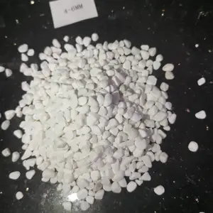 供应白色石子4-6毫米-白色米石水洗石白色砾石-雪花白砾石米石