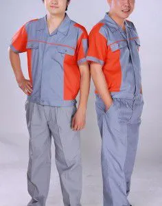 番禺区涤棉厂服定制,大岗镇员工厂服定做,电子厂厂服订做,吸汗透气,免运费
