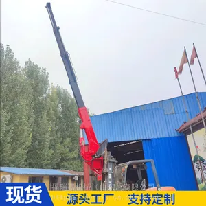 福瑞嘉越野叉车飞臂吊 改装加高臂伸缩吊机 可用折叠吊