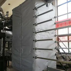 供应热盾板换保温套 气凝胶保温衣 可拆卸隔热套 重复用隔热被 节能降耗 厂家热销