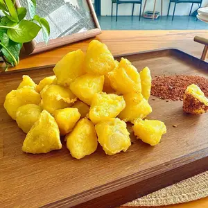 青麦源脆皮锅巴土豆1kg裹粉土豆块网红特色油炸小吃冷冻半成品商用
