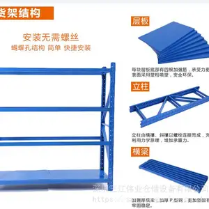 深圳货架厂家批发直销轻重型蝴蝶孔货架仓库仓储货架非标可定做