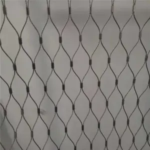 通风口围网 通风口不锈钢绳网围网防坠网 认准聚隆