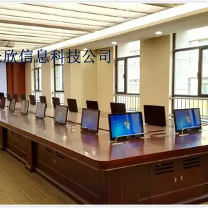 乌鲁木齐无纸化办公升降电脑桌厂家新疆超薄升降触摸一体机价格