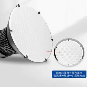 室内篮球场专用灯LED防眩目吊装100w150W200w篮球馆照明灯