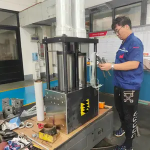 195mm双柱双工位换网器 快速换网器过滤器过滤网