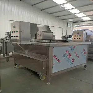 专业定制豆泡油炸机全自动大型炸豆泡机器豆泡油炸机厂家