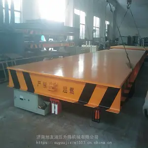 钢轨轮KPC/KPD平板车车间搬运车轨道电动平板车蓄电池卷筒过跨车