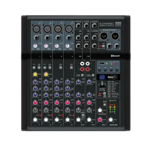 Y-INST会议室音频扩声系统厂商8路调音台4路立体声IN-AT2408G