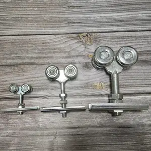 承重20 50 80 100 150 200 公斤kg单双轴承360度旋转万向导轨轮吊轮悬挂轮
