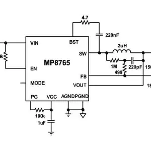 MPS-MP8765GQ 24V,6A高效率同步降压变换器