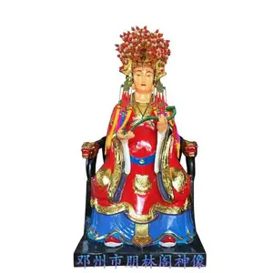 玻璃钢三宵娘娘神像 琼霄 云霄 碧霄 送子奶奶像