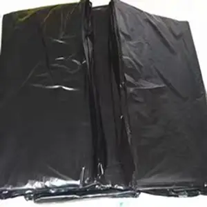 大垃圾袋大号黑色物业环卫酒店厨房平口加厚塑料袋平口袋