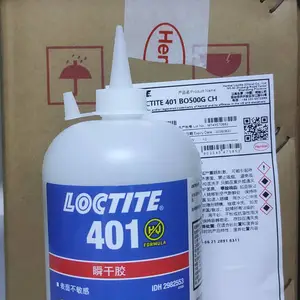 乐泰瞬间快干胶 401 5秒快速粘合 无色透明液体胶水 金属塑料粘接 20g