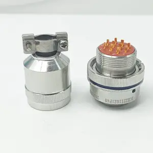 XCH系列XCH22T10Z1P40 10芯圆形电连接器源头工厂 316不锈钢材质 卡扣式连接机,接触件铜镀金