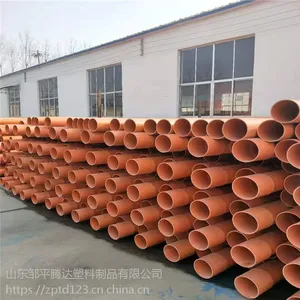 济南CPVC电力管厂家 小区地埋穿线用110CPVC高压电力管 质优价廉