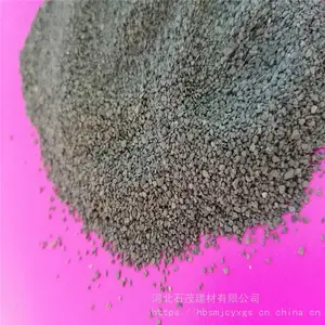 石茂供应天然磨料金刚砂 耐火材料用灰色金刚砂 耐磨地坪骨料