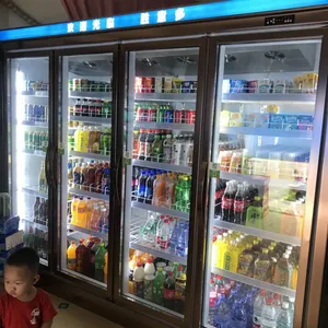 商用两门三门四门风冷饮料展示柜 成都便利店展示柜 风冷水柜生产厂家