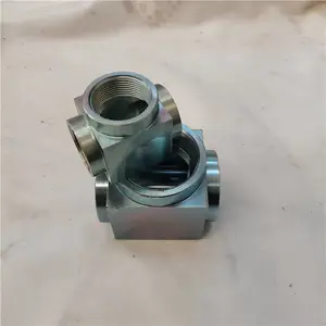隆原气体灭火三通 丝口异径高压三通 消防管件生产基地