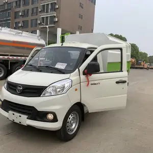 国六3.5方蓝牌侧挂桶垃圾车，小区生活垃圾转运