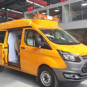 江铃福特V362工程抢险救援车，配备移动氧源、折叠担架