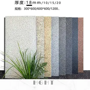 山东淄博供应:18mm厚生态地铺石、PC砖、石英砖、广场砖、花岗岩