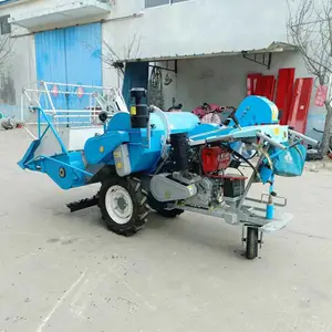 收割机水稻小麦大豆联合家用多功能履带式小型自走