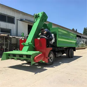 牛场清理机 铲粪便收集运输车 粪污水自动化收粪车