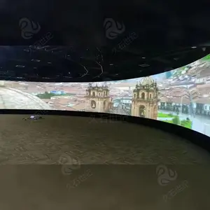 ����Ļ����ʽͶӰ��Ե�ں� �����侳360��ȫ��չʾͶӰ�ں�ƴ����