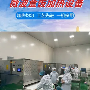 沃斯特盒饭微波加热设备 隧道式微波盒饭加热设备