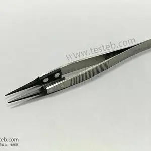 瑞士Erem 258SA镊子尖部0.6mm树脂防静电耐高温250℃