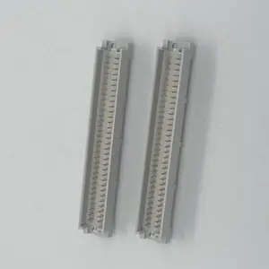 欧式插座2排64P转128P直公/直母 欧式连接器2.54MM间距镀金