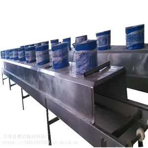 带风机冷却网带输送机 冷却网带流水线 仕航机械
