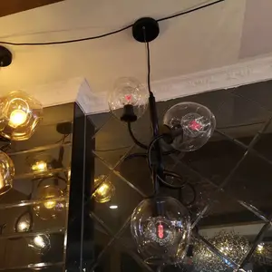 北欧风格灯客厅树枝吊灯简约现代艺术创意个性餐厅饭厅玻璃灯具