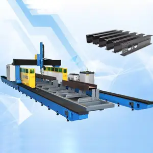 工厂供应 龙门式型钢激光二次加工线 高效精准加工 激光下料 源头工厂