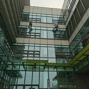 沙坪坝玻璃幕墙清洗 外墙石材清洗 高空作业资质齐全 进二十年高空施工经验