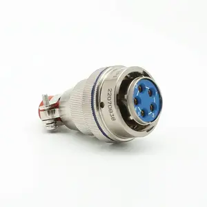 XCD系列 XCD22T5K1P1 XCD22F5Z1P1 5芯大电流圆形电连接器 公母