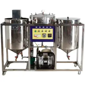 茶籽油压榨精炼设备 油脂厂肉桂炼油机组 山核桃油脱色脱胶