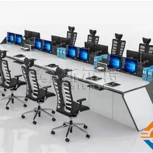 2022新款防火耐磨指挥平台监控操作台调度台可定制