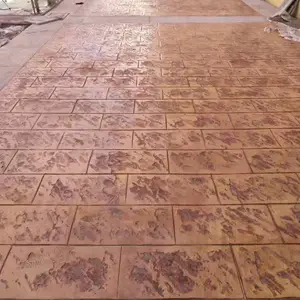 誉臻彩色压模地坪中西合璧与众不同