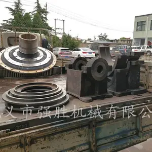 设计制作球磨机端盖 球磨机大齿轮磨头轴承座配件生产厂家